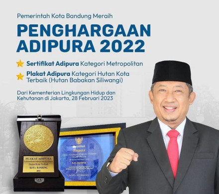 Kota Bandung Raih 2 Penghargaan Adipura 2022 Bersama 150 Daerah Lain – Berita Inspiratif
